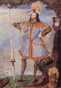 Nicholas Hilliard Portrait of George Clifford Earl of Cumberland oil painting reproduction